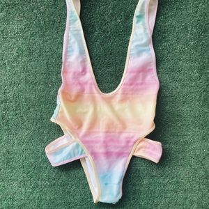 Lee + Lani Pastel Rainbow Swimsuit